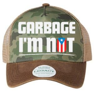 Garbage IM Not Puerto Rico Flag Boricua Legacy Tie Dye Trucker Hat