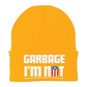 Garbage IM Not Puerto Rico Flag Boricua Knit Cap Winter Beanie