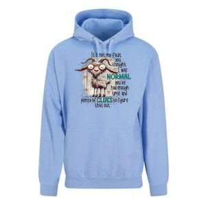 Goat ItS Not My Fault You Thought I Was Normal Unisex Surf Hoodie