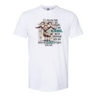 Goat ItS Not My Fault You Thought I Was Normal Softstyle CVC T-Shirt