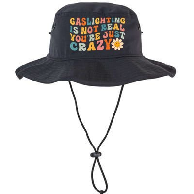 Gaslighting is Not Real You're just Crazy Retro Groovy Legacy Cool Fit Booney Bucket Hat