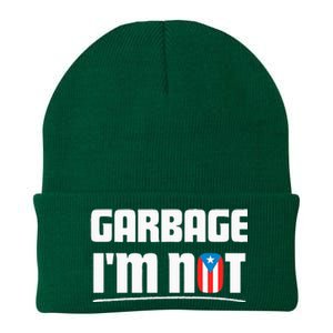 Garbage IM Not Puerto Rico Flag Boricua Knit Cap Winter Beanie