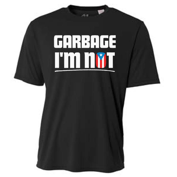 Garbage IM Not Puerto Rico Flag Boricua Cooling Performance Crew T-Shirt