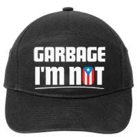 Garbage IM Not Puerto Rico Flag Boricua 7-Panel Snapback Hat