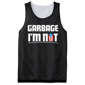 Garbage IM Not Puerto Rico Flag Boricua Mesh Reversible Basketball Jersey Tank