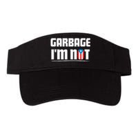 Garbage IM Not Puerto Rico Flag Boricua Valucap Bio-Washed Visor