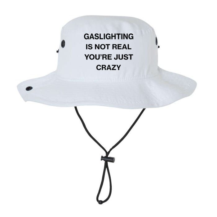 Gaslighting Is Not Real Youre Just Crazy Funny Saying Bucket Hat