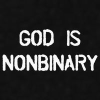 God Is Nonbinary Ladies PosiCharge Tri-Blend Wicking Tank