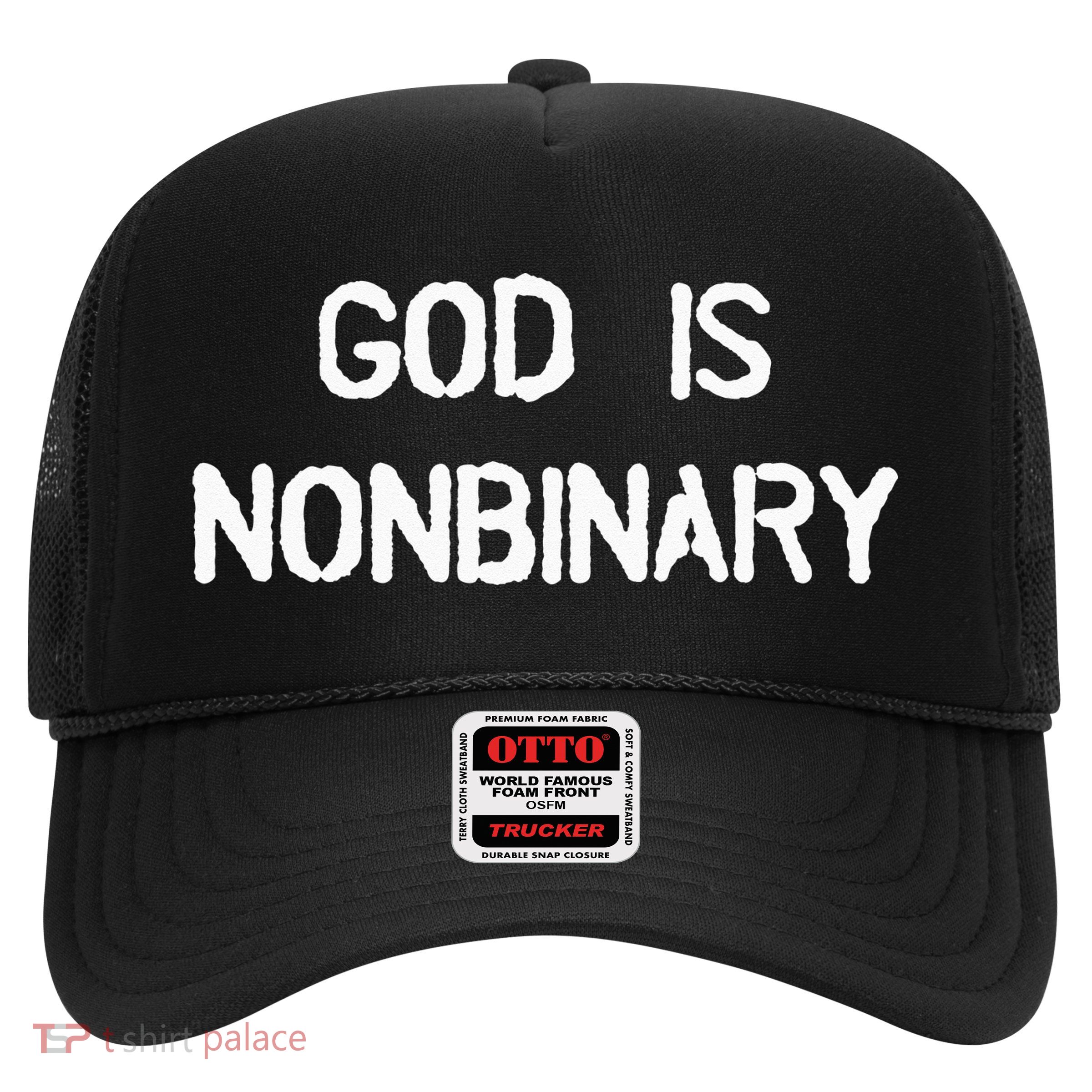 God Is Nonbinary Trucker Hat