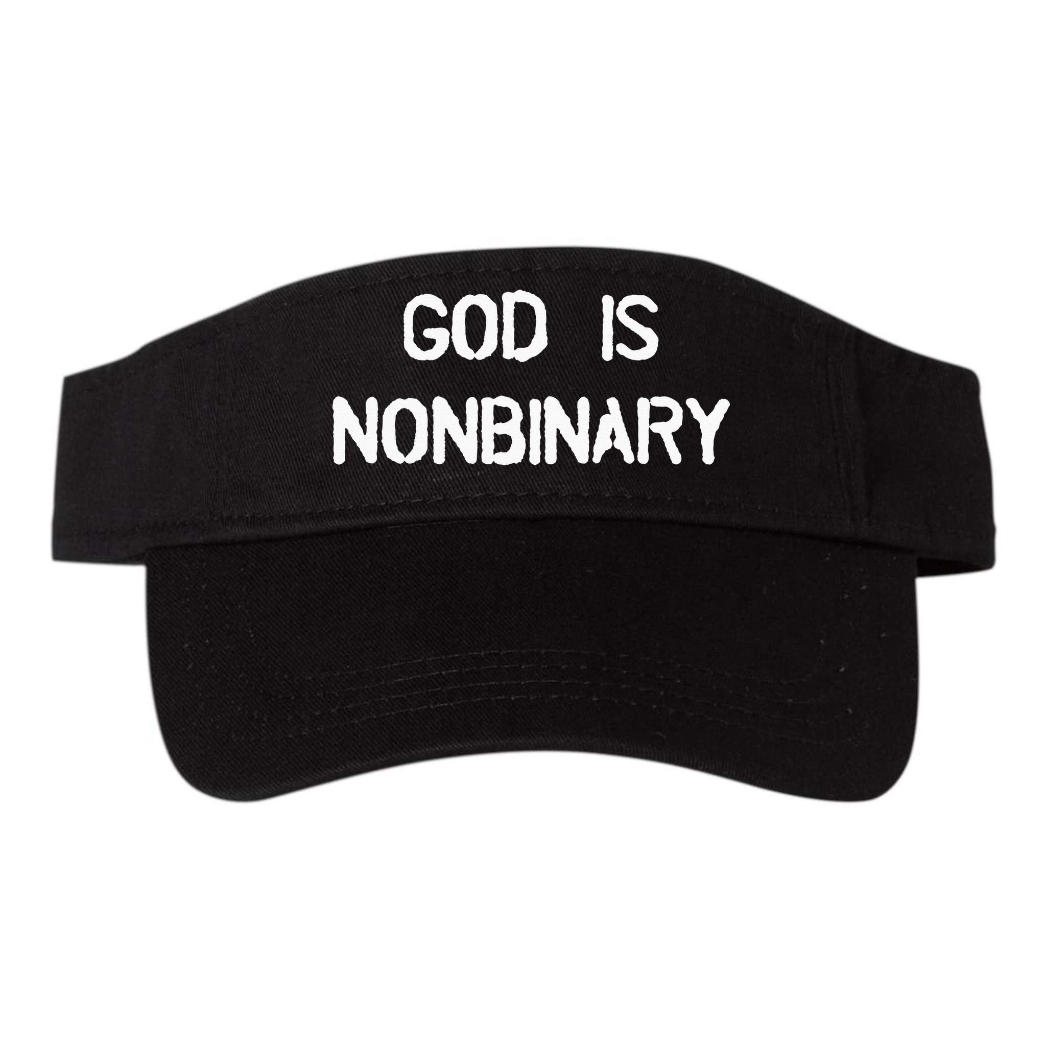 God Is Nonbinary Visor