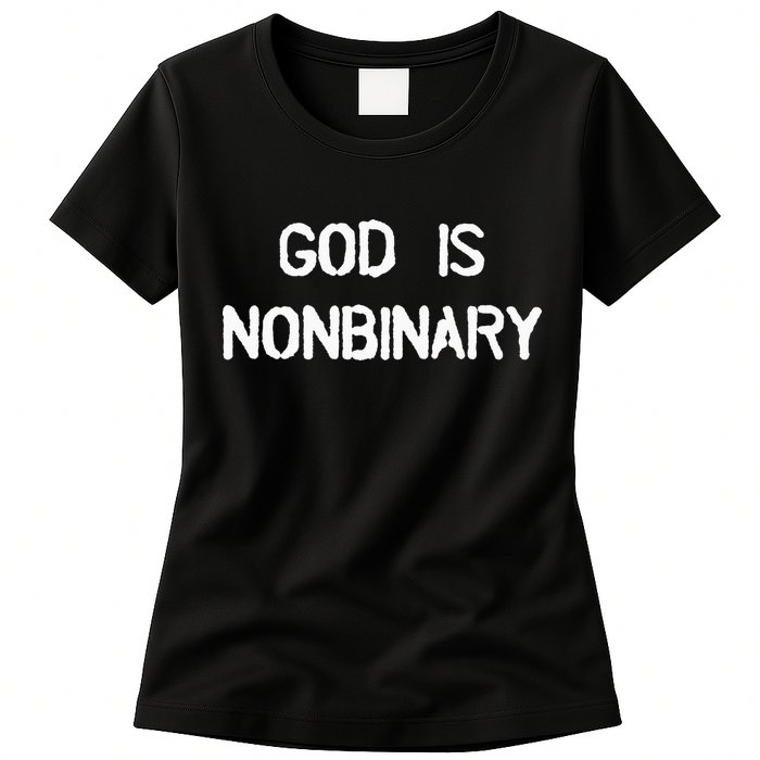 God Is Nonbinary Womens T-Shirt