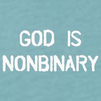 God Is Nonbinary Sueded Cloud Jersey T-Shirt