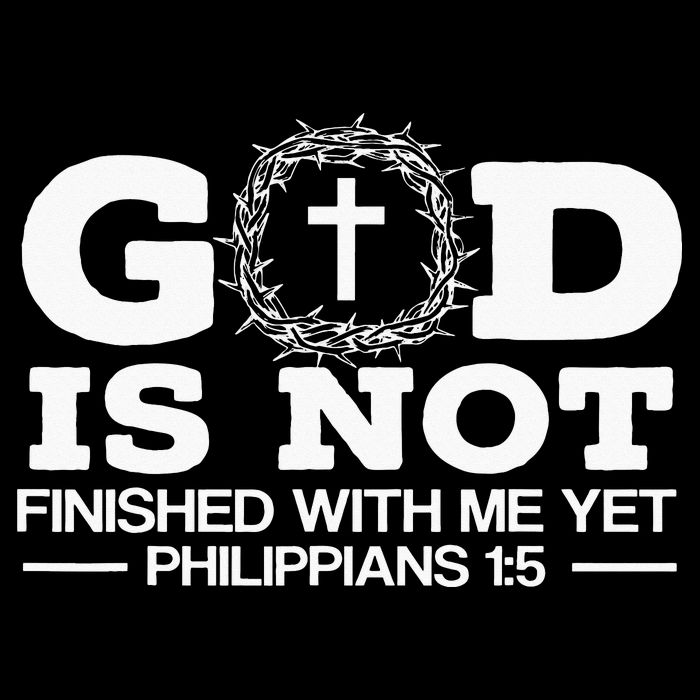 God Is Not Finished With Me Yet Christian Religious Impact Tech Backpack