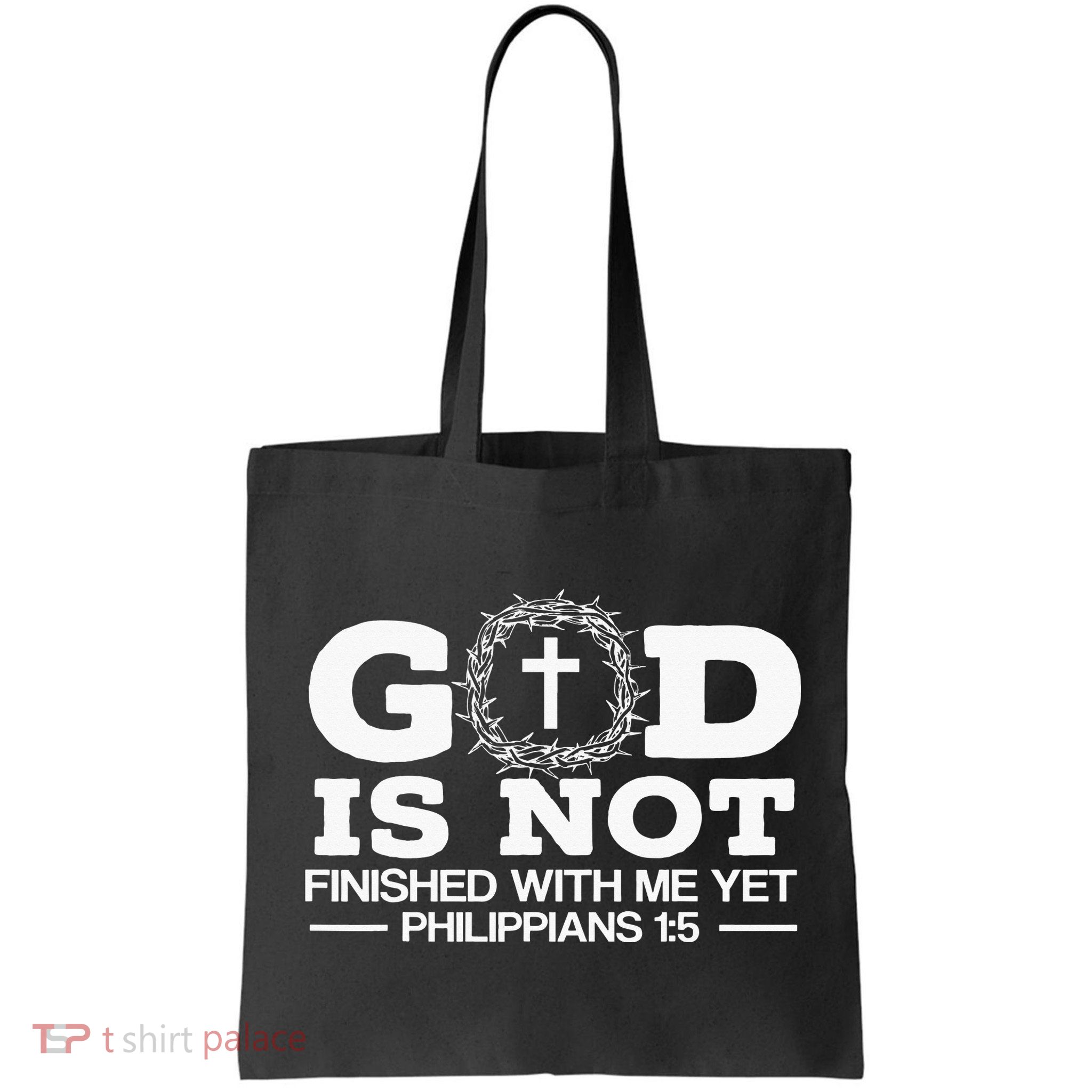 God Is Not Finished With Me Yet Christian Religious Bag
