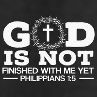 God Is Not Finished With Me Yet Christian Religious Tumbler