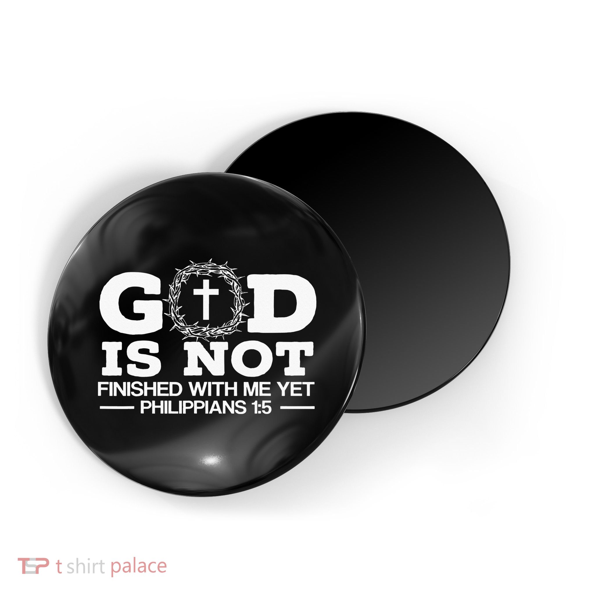 God Is Not Finished With Me Yet Christian Religious Magnet