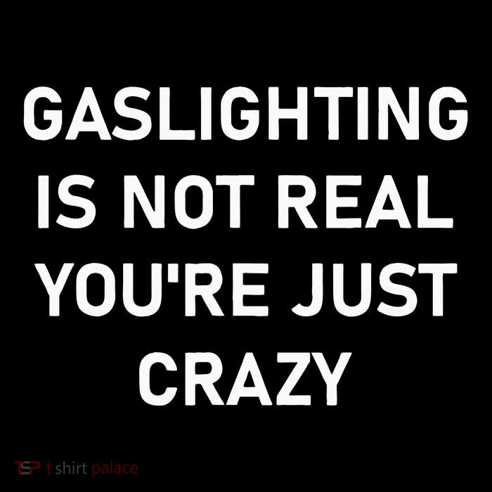 Gaslighting Is Not Real YouRe Just Crazy Drawstring Bag