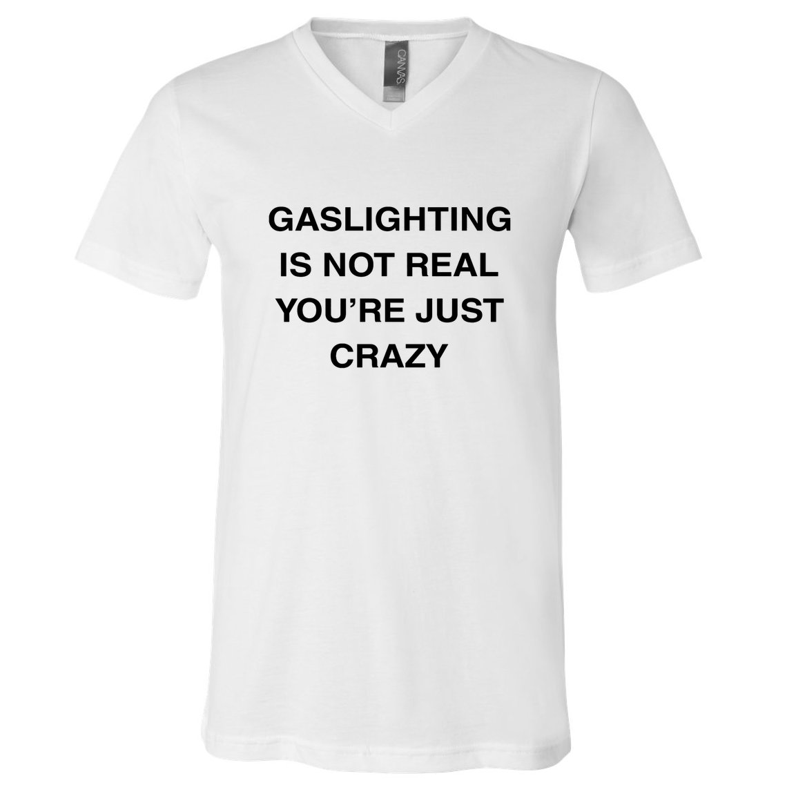 Gaslighting Is Not Real V-Neck T-Shirt