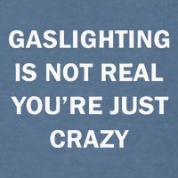 Gaslighting Is Not Real Womens Plain Garment-Dyed Sweatshirt
