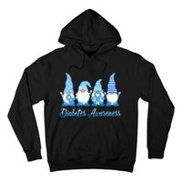 Gnomes In November We Wear Blue Diabetes Awareness Gnome Hoodie