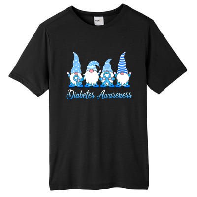 Gnomes In November We Wear Blue Diabetes Awareness Gnome Tall Fusion ChromaSoft Performance T-Shirt