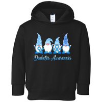 Gnomes In November We Wear Blue Diabetes Awareness Gnome Toddler Hoodie