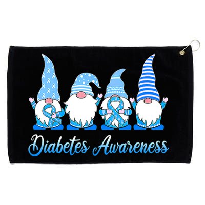 Gnomes In November We Wear Blue Diabetes Awareness Gnome Grommeted Golf Towel