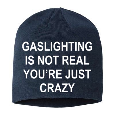 Gaslighting Is Not Real You're Just Crazy Sustainable Beanie