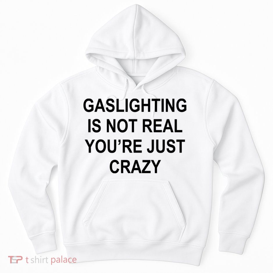 Gaslighting Is Not Real You're Just Crazy Hoodie