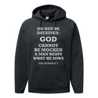 God Is Not Mocked Last Supper Mockery Performance Fleece Hoodie