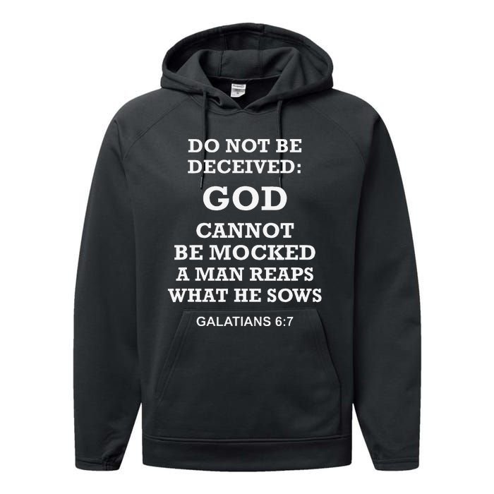 God Is Not Mocked Last Supper Mockery Performance Fleece Hoodie