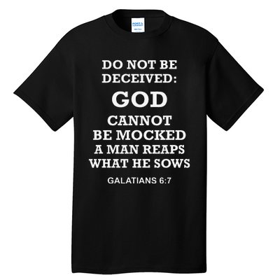 God Is Not Mocked Last Supper Mockery Tall T-Shirt