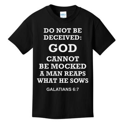 God Is Not Mocked Last Supper Mockery Kids T-Shirt