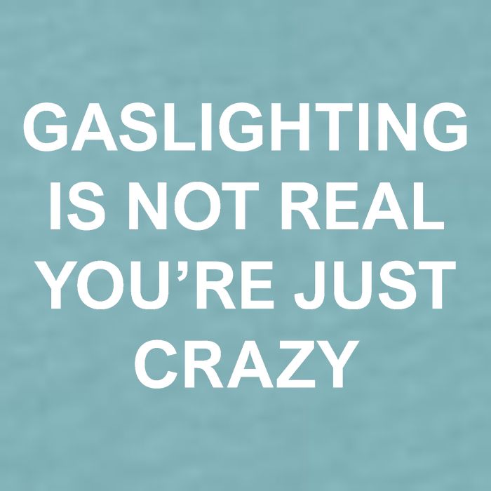 Gaslighting Is Not Real Sueded Cloud Jersey T-Shirt