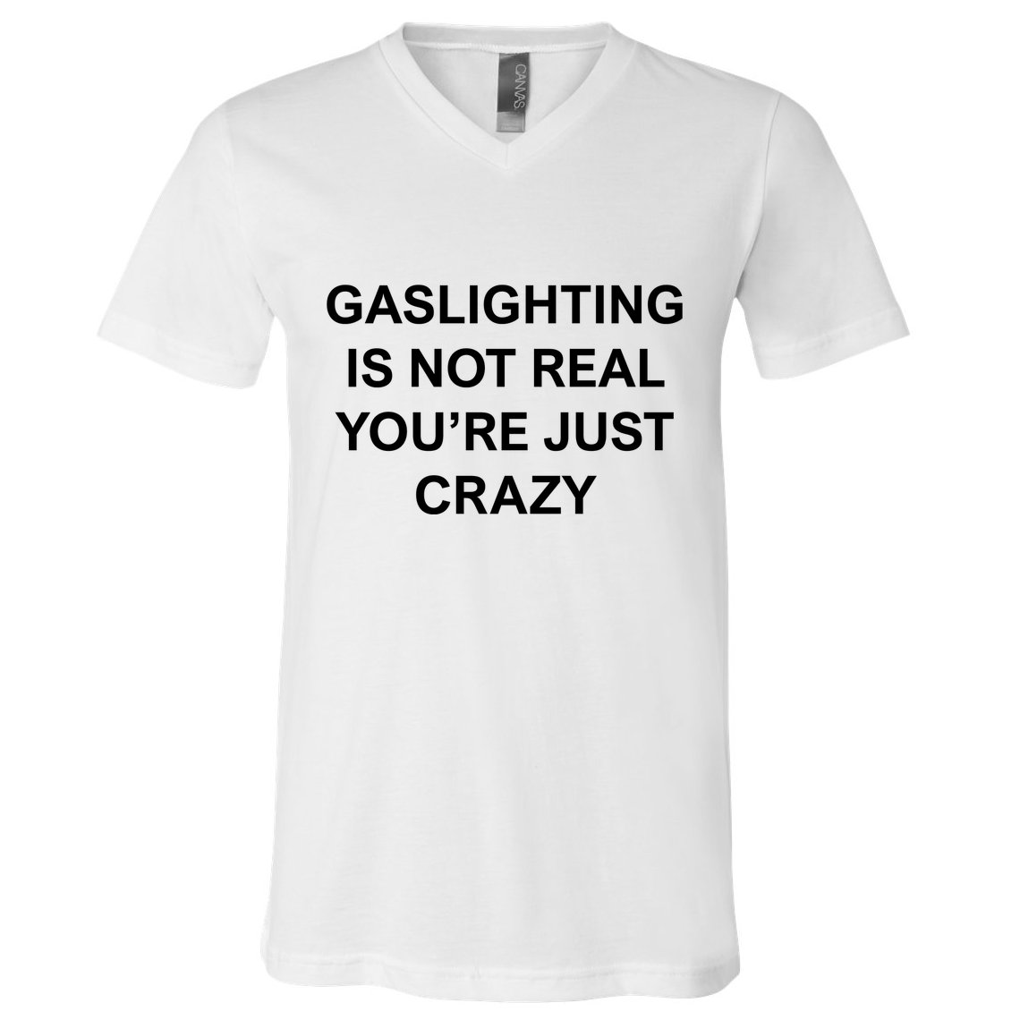 Gaslighting Is Not Real V-Neck T-Shirt