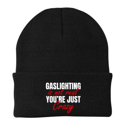 Gaslighting Is Not Real You're Just Crazy Funny Meme Beanie