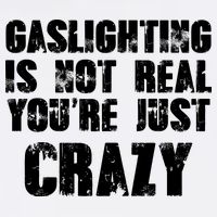 Gaslighting Is Not Real You're Just Crazy Distressed Funny Meme Garment-Dyed Sweatshirt