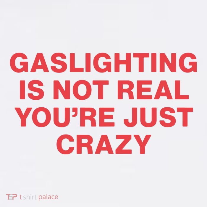 Gaslighting Is Not Real You’Re Just Crazy Cropped Pullover Crew