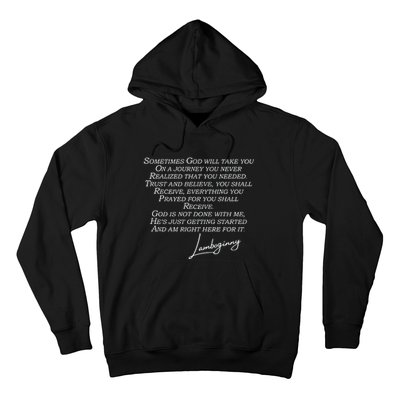 God Is Not Done Be Patient Hoodie