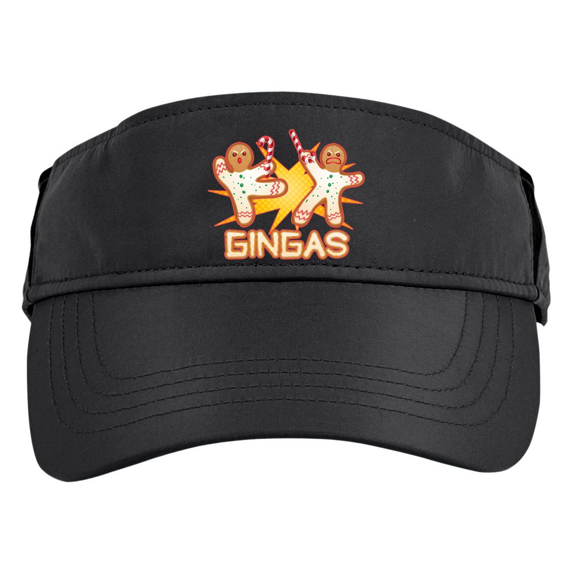 Gingas Gingerbread Ninja Men Adult Drive Performance Visor