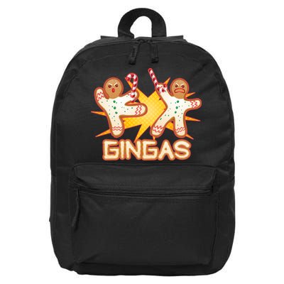 Gingas Gingerbread Ninja Men 16 in Basic Backpack