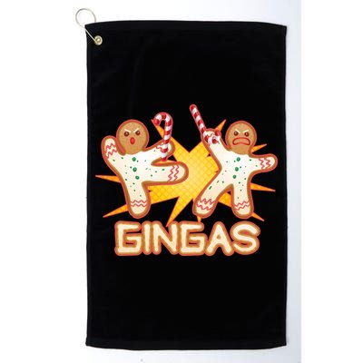 Gingas Gingerbread Ninja Men Golf Towel