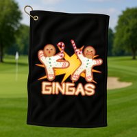 Gingas Gingerbread Ninja Men Golf Towel
