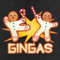 Gingas Gingerbread Ninja Men Golf Towel