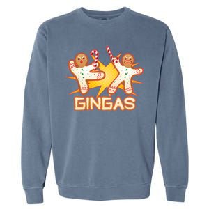 Gingas Gingerbread Ninja Men Garment-Dyed Sweatshirt