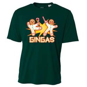 Gingas Gingerbread Ninja Men Cooling Performance Crew T-Shirt