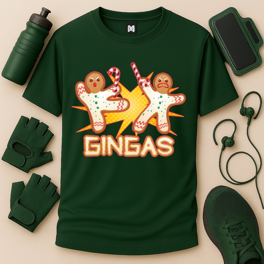 Gingas Gingerbread Ninja Men Performance Shirt