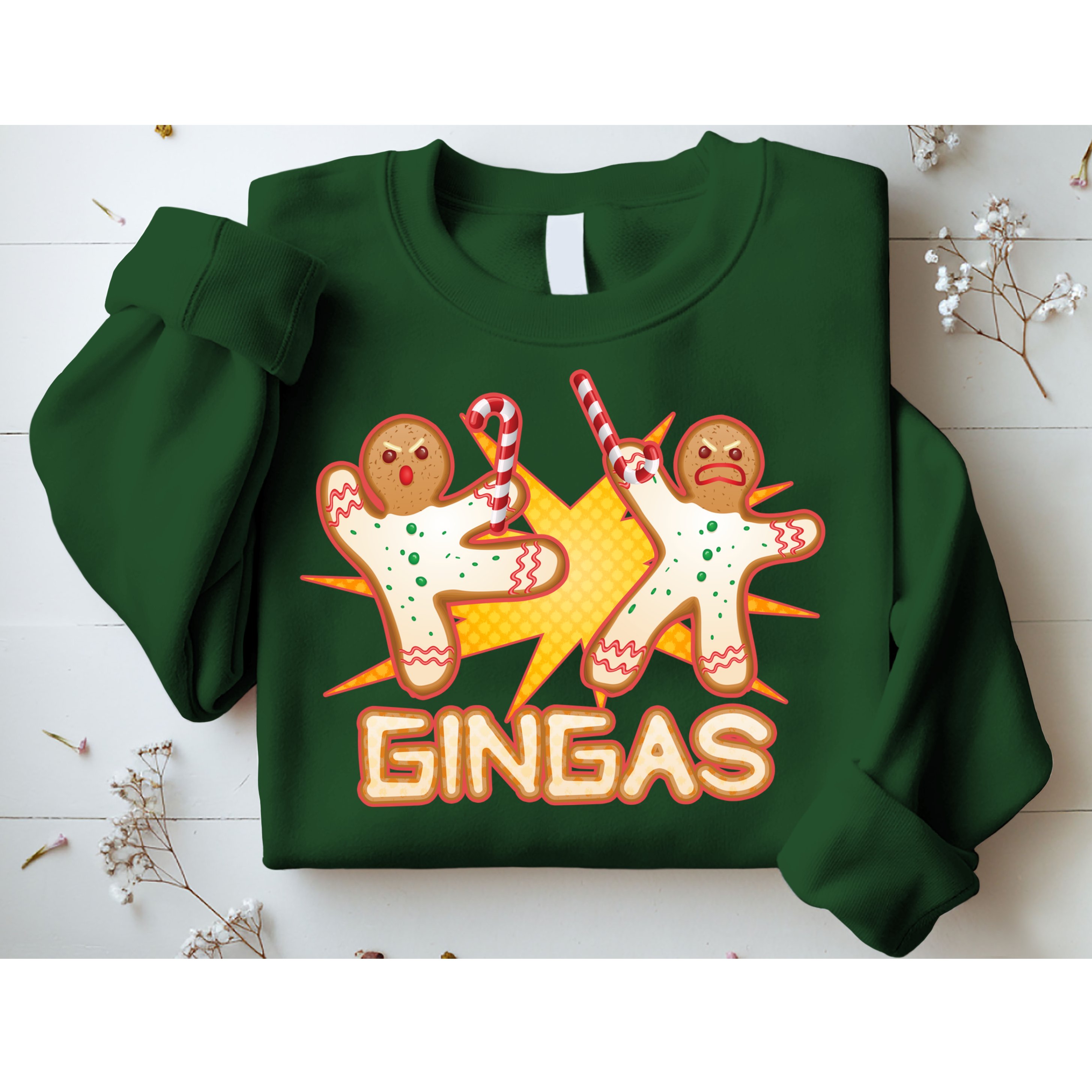 Gingas Gingerbread Ninja Men Sweatshirt