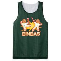 Gingas Gingerbread Ninja Men Mesh Reversible Basketball Jersey Tank