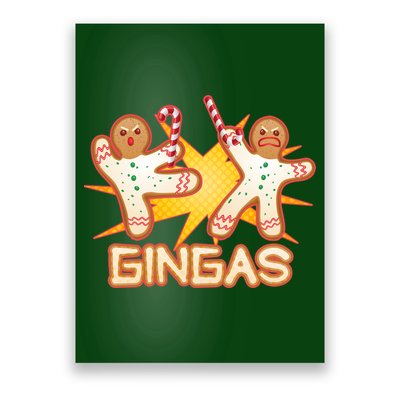 Gingas Gingerbread Ninja Men Poster